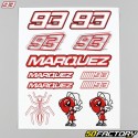Aufkleber 93 Marc Marquez 20x24 cm (Blatt)