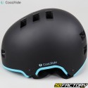 Radsport-Schalenhelm CoolRide matt schwarz und blau