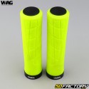 Poignées vélo Wag Bike MTB Pro jaunes fluo