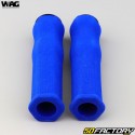 Wag Bike Grips Hexagon blue neoprene