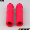 Wag Bike Grips Hexagon  red neoprene