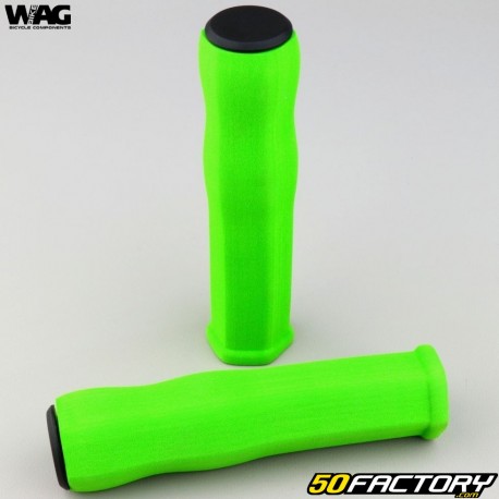 Wag Bike Grips Hexagon green neoprene