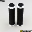 Punhos de bicicleta Grip pessoa preto e branco