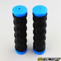 XNUMX mm black and blue bicycle grips