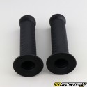 135 mm BMX type bike grips with black spikes