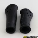 XNUMX mm black ergonomic bicycle grips