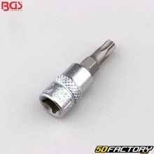 Douille à embout T27 Torx percé 1/4" BGS