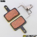 Organic bicycle brake pads type Shimano Deore BR-M575, BR-M525... Wag Bike