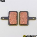 Organic bicycle brake pads type Shimano Deore BR-M575, BR-M525... Wag Bike