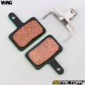 Pastillas de freno orgánicas para E-Bike tipo Shimano Deore BR-MTXNUMX, BM-MTXNUMX... Wag Bike