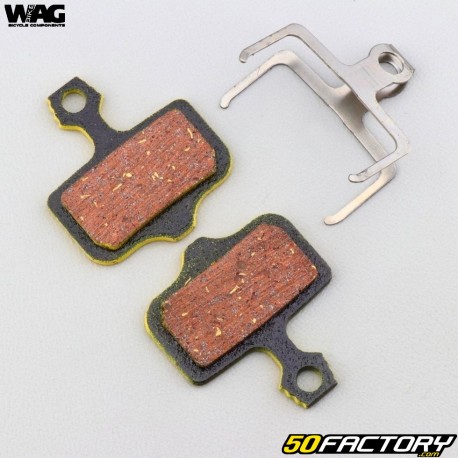 Organic bike brake pads type Sram, Avid X0, XX... Wag Bike