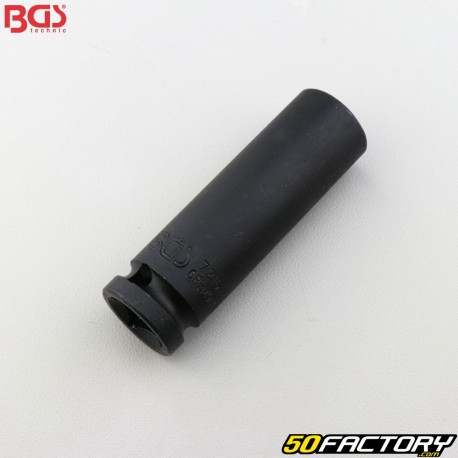 Impact socket 16mm 6&quot; point 1&quot; BGS long