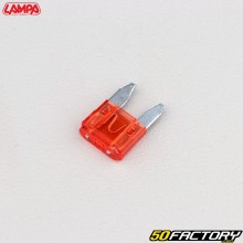 Mini fusible plano XNUMXA rojo Lampa