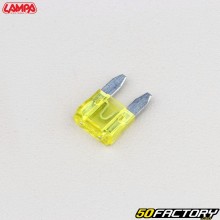Gelbe XNUMXA Mini-Flachsicherung Lampa