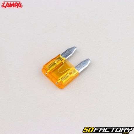 Mini fusibile piatto arancione 5A Lampa