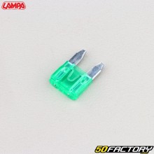 Mini flat fuse 30A green Lampa