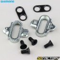 Pedales semiautomáticos SPD para bicicleta de montaña Shimano PD-MXNUMX plata