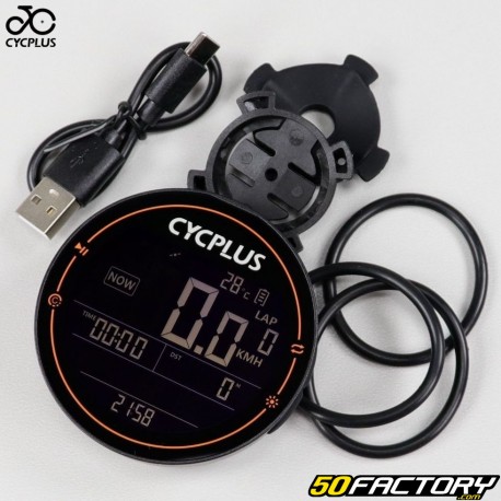 Fahrraddisplay Tacho und GPS kabellos Cycplus M2
