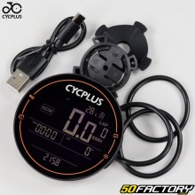 Velocímetro de bicicletas GPS sem fio Cycplus M2