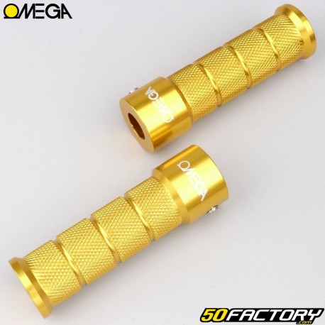 Reposapiés de aluminio Peugeot 103, MBK 51 Omega oro