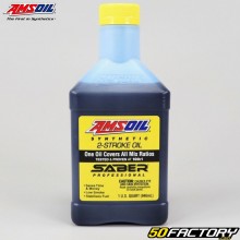 Huile moteur 2T Amsoil Saber 100% synthèse 946 ml