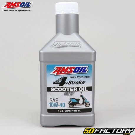 Amsoil Scooter Motor Oil 4 10% Síntese 40 ml