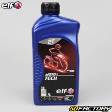 Huile moteur 2T ELF Moto 2 Tech 100% synthèse 1L