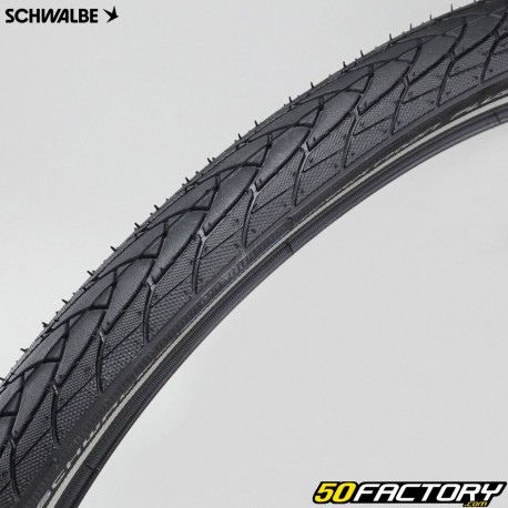 Schwalbe Marathon Plus puncture-proof bicycle tire 26x1.75 (47-559) reflective stripes