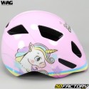 Casco de bicicleta infantil Wag Bike Unicorn rosa