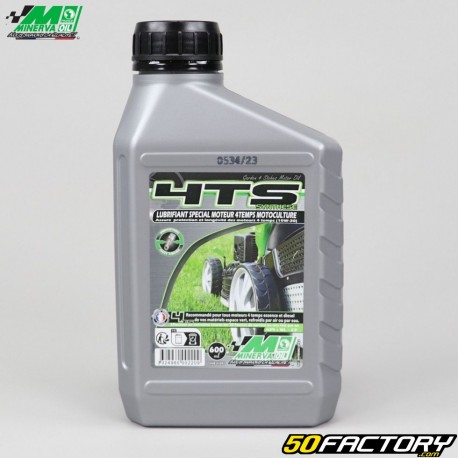 4 10W30 Olio motore Minerva 4TS Sintesi di motocultura 100ml 600ml