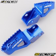 Front footrest Rieju MRT, MRX,  SMX,  Tango... Gencod blue