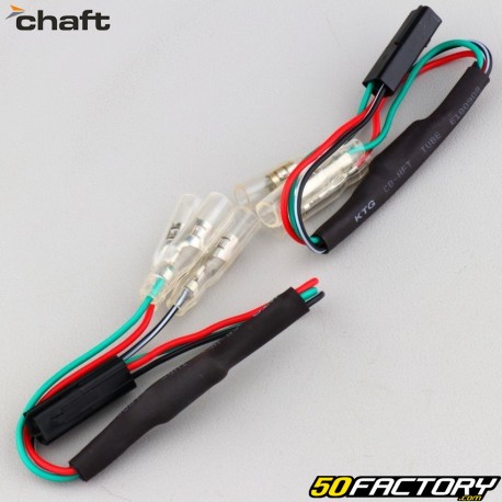 Adaptadores de señal de giro de cable con resistencia para Honda Chaft (paquete de XNUMX)