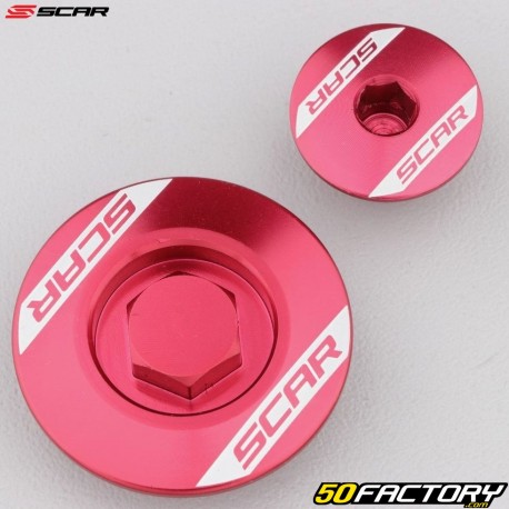 Tampas de ignição Honda CRF 150 R (2007 - 2015), 250, 450 (2002 - 2015)... Scar vermelho