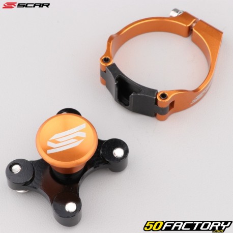 Fork block Ã˜45.4 mm 1 position KTM SX 50 (2017 - 2020), 65 (since 2002)... Scar Orange