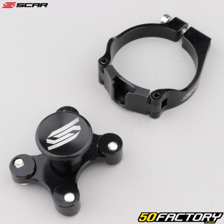 Bloco do garfo Ã˜43 mm 1 posição KTM SX, Husqvarna TC 50 (desde 2021)... Scar preto