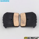 Pastillas de freno de metal sinterizado para bicicleta con aletas Shimano H03C