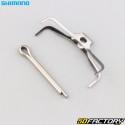 Pastilhas de freio de metal sinterizado para bicicleta com aletas Shimano HXNUMXC