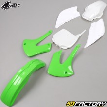 Kawasaki KX 85 plastics kit (2001 - 2013) UFO white and green