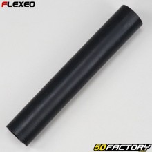 Straight rubber hose Ø25 mm Flexeo black