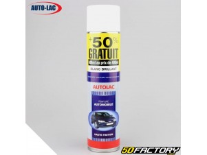 Peinture Autolac noir mat 600ml pour moto, scooter 50cc, 125cc