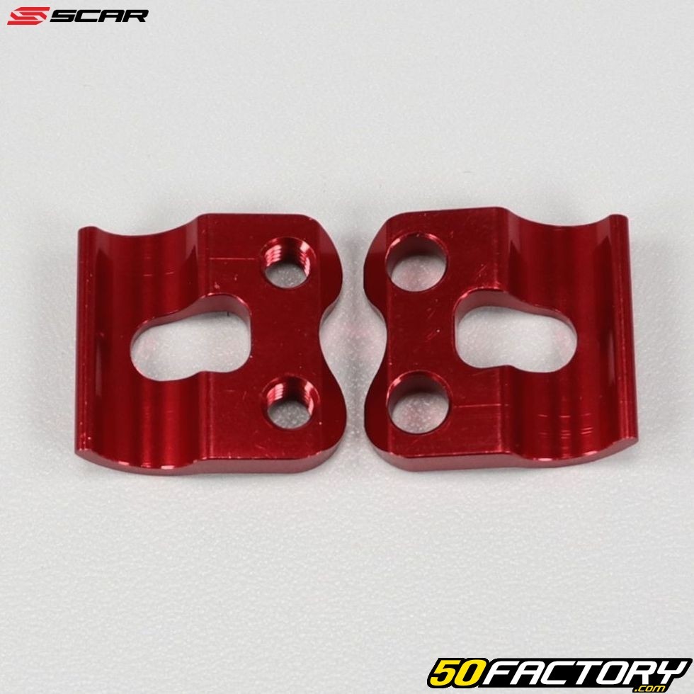 Support de durite de frein avant Honda CR, CRF, Yamaha YZ Scar bleu