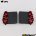 Organic bicycle brake pads with fins type Shimano Deore BR-M615... VBike