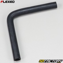 Elbow rubber hose 90° Ø18 mm Flexeo black