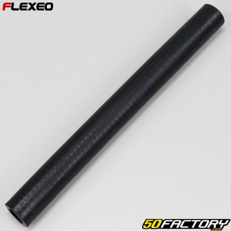 Straight rubber hose Ã˜13 mm Flexeo black