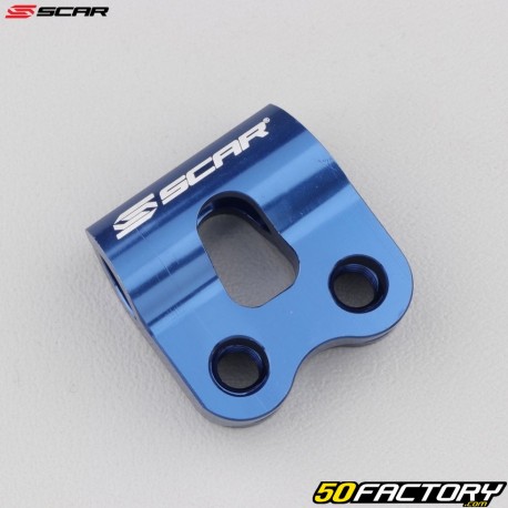 Support de durite de frein avant Honda CR, CRF, Yamaha YZ Scar bleu