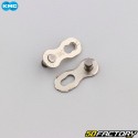 8 Speed ​​114 Link KMC 8 Bicycle Chain Silver and Gray