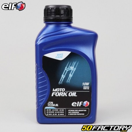 Huile de fourche ELF Moto grade 10 minérale 500ml