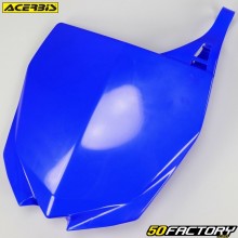 Plaque avant Yamaha YZ 125, 250 (2015 - 2021), YZF 250, 450 (2010 - 2017) Acerbis bleue