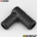 L-shaped hose connector Ã˜25-22 mm Flexeo black