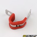 Articulated clamp for hose or cable Ã˜16 mm red